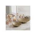 thumbnail image 3 of Decorative Honeycomb Styl Bowls for Coffee Table Decor - Elegant Centerpiece Table Decoration or Home Decor Accent - Modern Entryway Candy, Key Bowl, or Kitchen Counter - Set of 2, 4", 3", Gold, 3 of 11