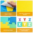 thumbnail image 5 of Infans Kids Foam Interlocking Puzzle Play Mat w/Alphabet & Numbers 72-Piece Set, 5 of 7