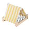 thumbnail image 1 of Casa nido de pájaro hamaca colgante accesorios de jaula de pájaros cómodo transpirable fácil Amarillo, 1 of 9