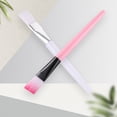 thumbnail image 2 of Facial Brush Simple Comfortable Applicator Tool Practical Girl Tools Makeup Accessories with Plastic Handle for Home Salon Using White+Pink, 2 of 8