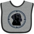 thumbnail image 3 of Inktastic Labrador Retriever Black Lab Boys or Girls Baby Bib, 3 of 4