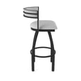 thumbnail image 4 of 861 Artemis 30" Swivel Bar Stool with Black Wrinkle Finish and Graph Alpine Seat and Back, 4 of 5
