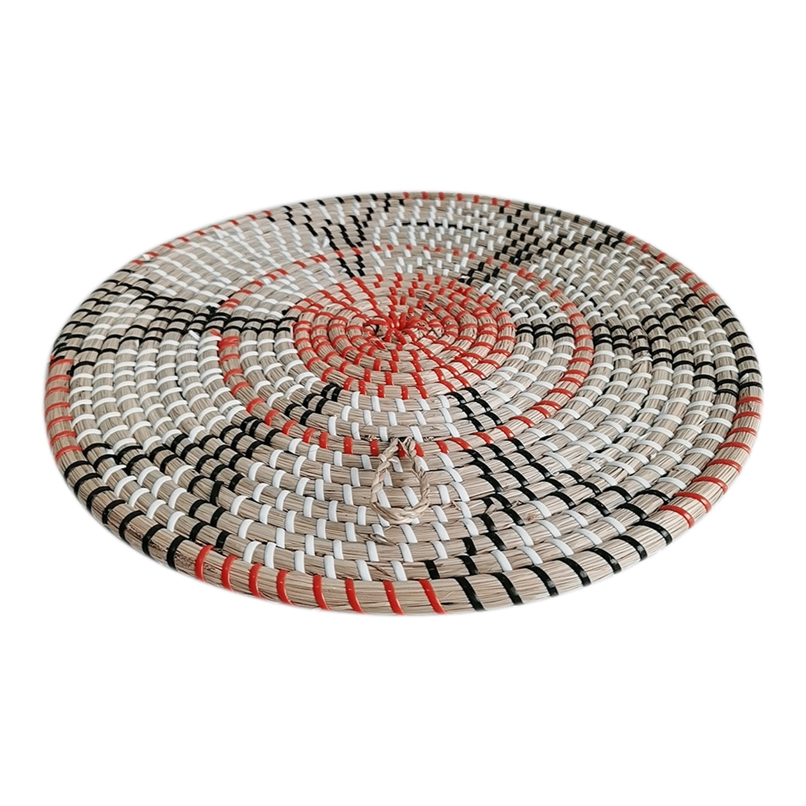Wall Art Hanging Rattan Plate Boho Woven Trivet Handmade Placemat