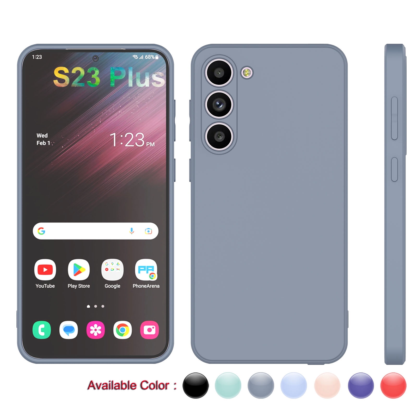 Njjex Cases Cover for 2023 Samsung Galaxy S23,S23 Plus,S23 Ultra, Njjex