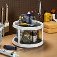 thumbnail image 2 of 2 Tier Turntable Cabinet Organizer  Non Skid Rotating Spice Rack 360 Degree Turntable Organizer for Pantry Cabinet  Kitchen, 2 of 5
