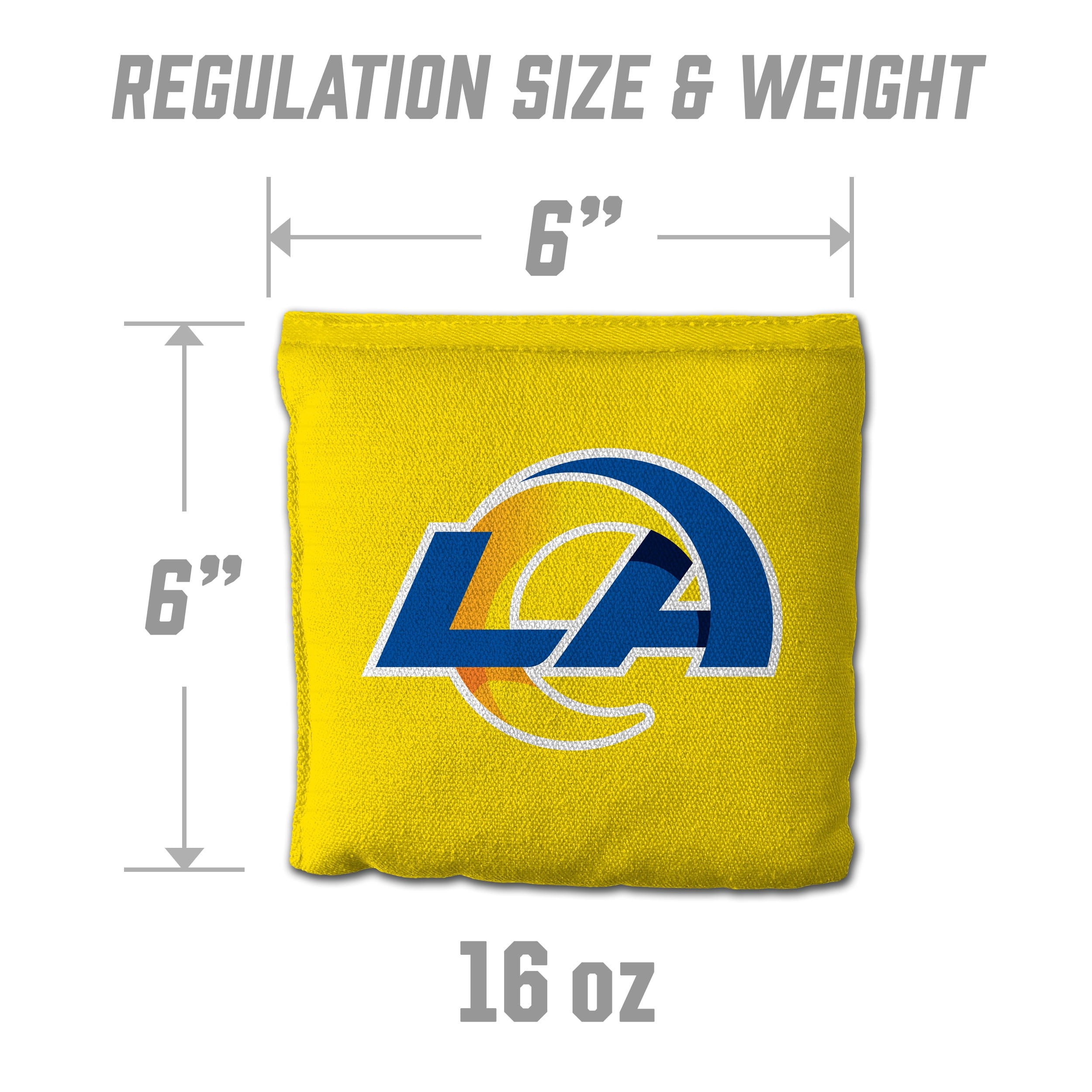 Los Angeles Rams 8pk Licensed Cornhole Bags
