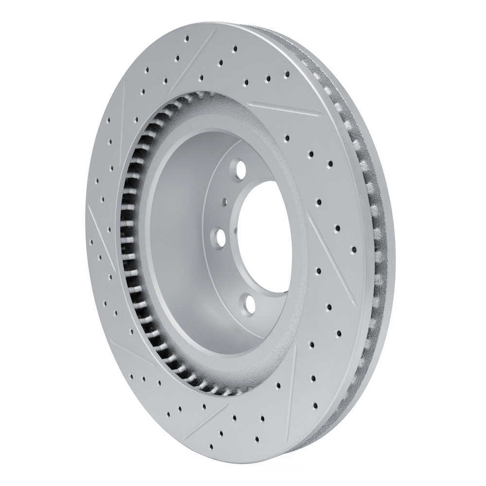 Dynamic Friction Company 830-76162R DFC Geoperformance Rotor - Drilled and Slotted
