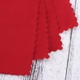 thumbnail image 3 of WHAMVOX 10 Pcs Serviettes de Table Réutilisables Rouges Lavables en Machine pour Table de Banquet et Usage Domestique, 3 of 5