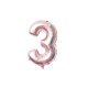 thumbnail image 1 of Yuarrent 16 pulgadas Tamaño grande Oro Plata Rosa Oro Número Globo Cumpleaños Decoraciones para fiestas de bodas Globos de aluminio Niño Niño Juguete Kits de decoración para fiestas Oro rosa tres, 1 of 6