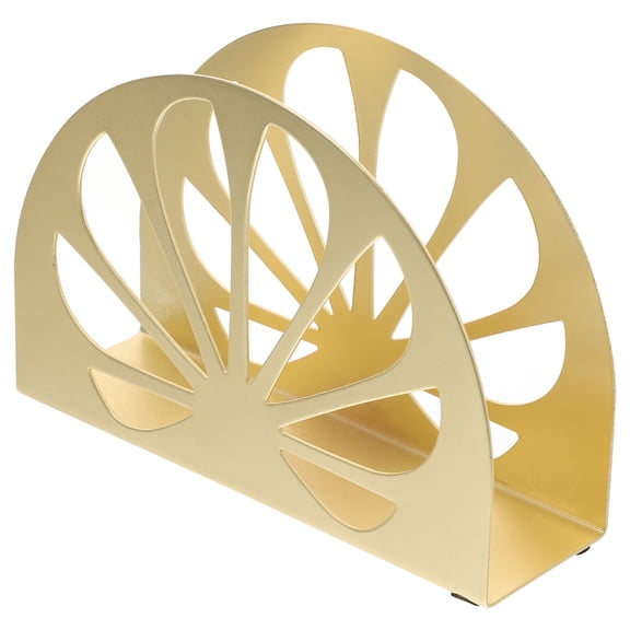 TABLZONE Decorative Khaki Napkin Holder for Tabletop Kitchen Use with Round Edge Design