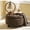 Coffee + Wood+ Foam, variant on 25Inch Round Storage Ottoman with Tray, Modern Tufted Fabric Circle Coffee Table with Storage, Upholstered Ottoman with Removable Top for Living Room, Bedroom,Camel