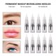 thumbnail image 4 of Lot de 10 aiguilles de maquillage pour microblading, sans anesthésie, pour tatouage des sourcils et des lèvres, 5 pièces, 4 of 4