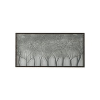 A&B Home Giotto Forest Shadow Box Wall Decor - 39.5"W x 1"L x 19.5"H - Grey/Dark Brown
