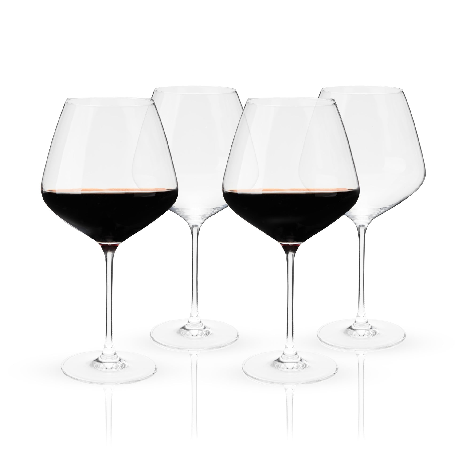 True Stemmed Wine Glasses, Lead-free Crystal Glassware For Red And