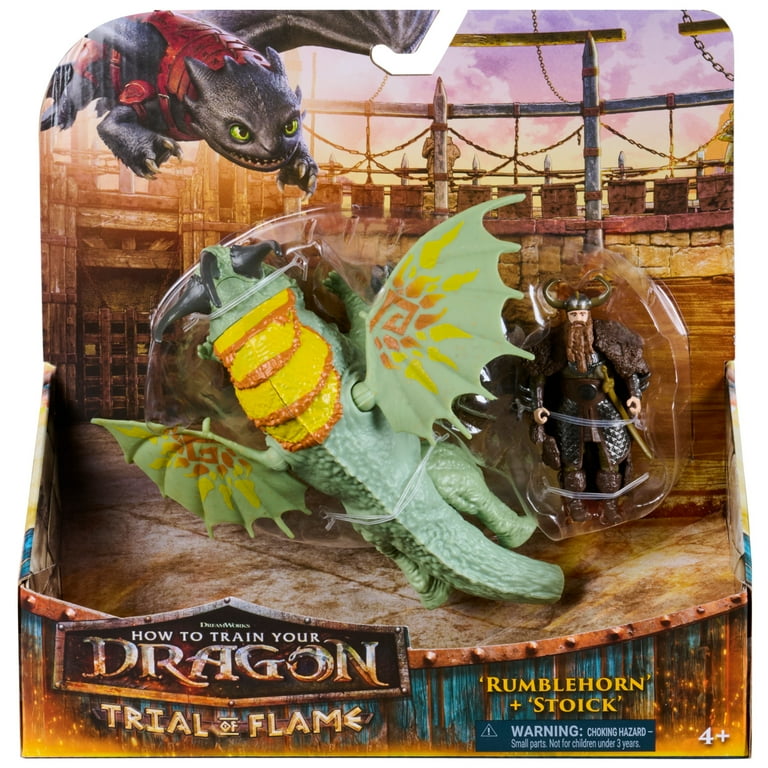 Dreamworks Dragons, How to Train Your Dragon, Rumblehorn & Stoick