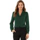 thumbnail image 1 of Top de manlarcon cuello camisero y botones pamujer Verde 3XL, 1 of 6