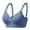 Blue, variant on JGTDBPO Bras For Women No Underwire Plus Size Full Coverage Bras Minimizer Comfort Soft Bra Low Cut Sports Bra Push Up Bras Comfortable Underwear Everyday Underwear For Women