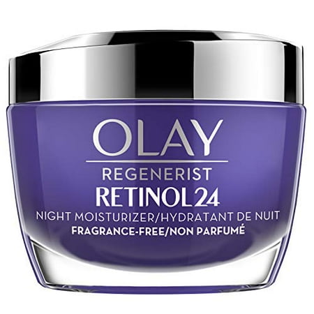 Olay Regenerist Retinol 24 Night Moisturizer cream Fragrance free 1.7 Fl Oz