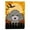 Silver Gray, variant on Halloween Poodle Silver Flag Canvas House Size