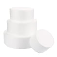 thumbnail image 4 of Ensemble de 4 Mannequins Ronds pour Gâteau, Cercle en Mousse de Polystyrène pour Présentation de Mariage, 16 Po de Hauteur, 4 of 7