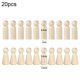thumbnail image 1 of Muñecas De Madera Con Clavija De Madera Sin Terminar, Cuerpos Femeninos Y Masculinos, Muñecas De Ángel Para Manualidades Diy 20 Piezas Vogacara HA022679-00, 1 of 7