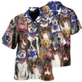 thumbnail image 2 of Nuevas camisetas hawaianas con estampado 3D del Día de la Independencia con diseño de gatos para hombres y mujeres, camisetas hawaianas de manga corta para niños, regalo para amantes de los gatos, 2 of 4