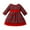 Red, variant on Fall Cotton Dresses for Girls Christmas Plaid Cute Long Sleeve Lace Dresses Ruffle Hem Festival Toddler Baby Girl's Outfits Red 3 Years