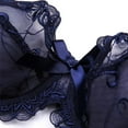 thumbnail image 6 of Women's Sexy See-Through Lace Mesh Sheer Smooth Bra and Panty Underwear Set, 6 of 7