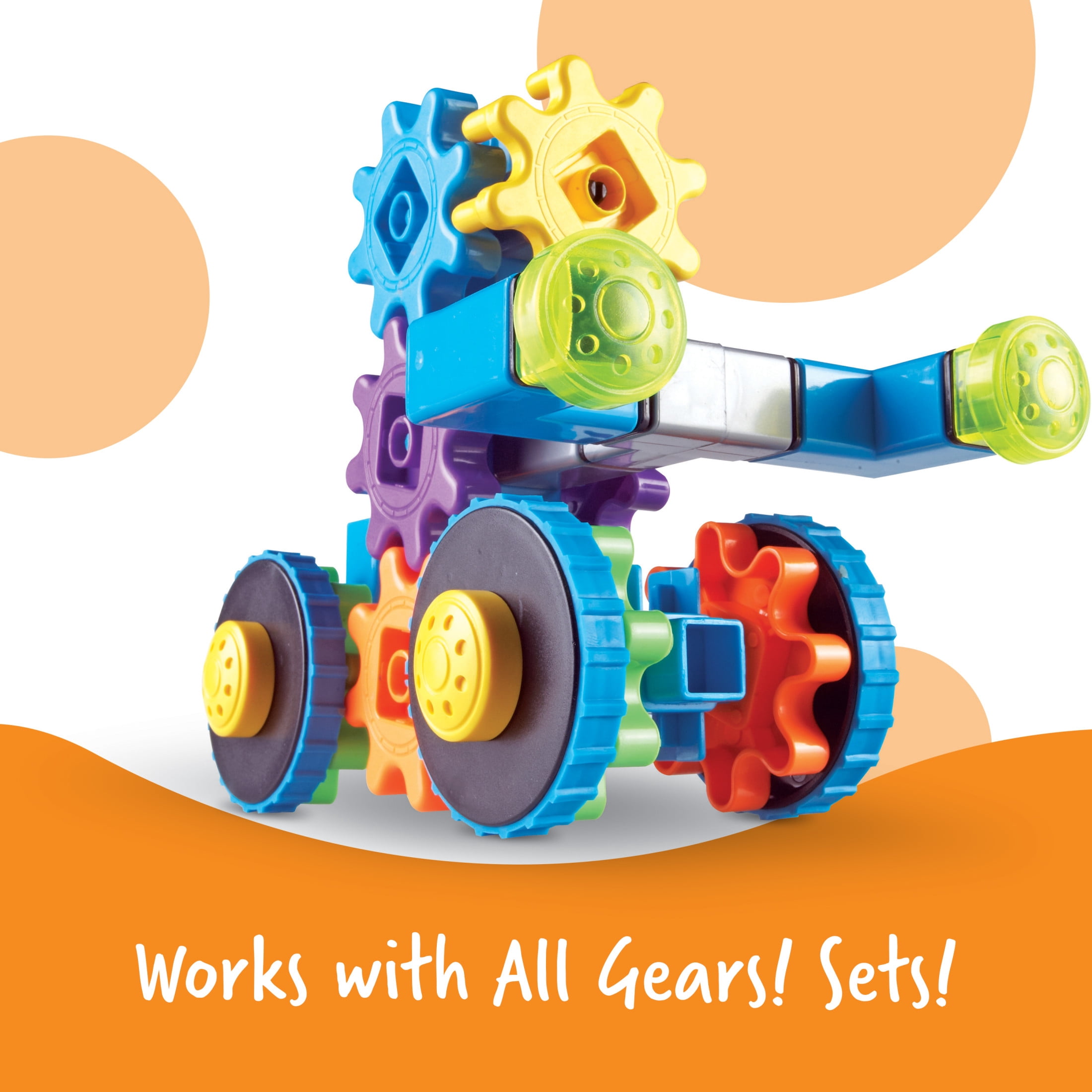 Learning Resources Gears! Gears! Gears! Rover Gears, Building Set, Ages 4+
