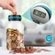 thumbnail image 3 of Hucha Contador De Hucha con Pantalla LCD, Hucha De Vidrio con Conteo Automático De Monedas De Gran Capacidad, Hucha Digital para Niños Amigos, 3 of 5
