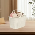 thumbnail image 5 of Bathroom Storage Basket, Portable Plastic Bath Wash Basket, Multi-Scenario Organizing Solution, Durable Rust-Proof Design, 27x18x18cm, Lightweight and Foldable, 5 of 7