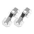 thumbnail image 1 of veasfak 2 Pieces Cabinet Hinges Easily Install Versatile Soft Close Concealed Hinges 5 Inch, 1 of 9