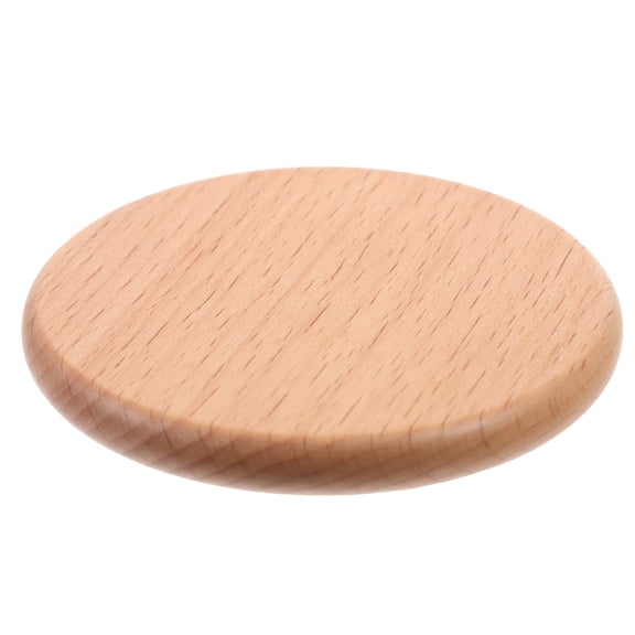 Cup Pads for Kitchen Heat-resistant Mats Wooden Solid Coaster Protective The Office Coasters Round