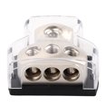 thumbnail image 2 of Car Audio T Type Power Supply Distribution 1x0GA In 3x4GA Out Block Splitter Stable Circuit Professional Manufacturing High Sensitivity for Auto Boat Alloy Plastic, 2 of 8