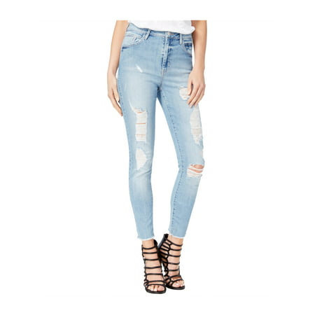 GUESS Womens Ripped Skinny Fit Jeans blue 30x27 | Walmart Canada