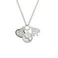 thumbnail image 4 of Delight Jewelry Keep Calm Little Sister is Here Let Things Go Fall Zoey Charm Necklace, 28", 4 of 4