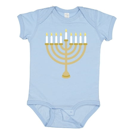 

Inktastic Chanukah Hanukah Menorah Gift Baby Boy or Baby Girl Bodysuit