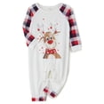 thumbnail image 3 of DuAnyozu Matching Family Christmas Pajamas Holiday Sleepwear Set Long Sleeve Pullover and Printed Pants S-XXL, 3 of 10