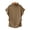 Camel#25, variant on Women's Half Turtleneck Sleeve T-Shirt Solid Color Mock Neck Dolman Short Sleeve Top Casual Fashion Loose Shirt