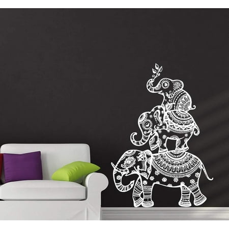 Elephant Wall  Decal Family Decals Nursery Stickers Bedroom  
