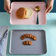 thumbnail image 5 of Plastic Serving Tray Home Tea Fruit Dessert Tray Anti-SlipScratch Resistant Plastic Food Cooking Storage Tray Kitchenware, 5 of 10