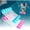 Blue & Pink, variant on Inflatable Pool Floats Adult Size Water Hammock,Pool Rafts Lounge Chairs Floating,4-in-1 Multi-Purpose Pool Floaties Toys,Floats for Swimming Pool,for Adults Vacation Fun and Rest