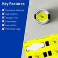 thumbnail image 3 of Avery Printable Wraparound Labels, Neon Yellow, 1.5" x 3.5", 100ct, 3 of 11
