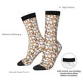 thumbnail image 4 of KLL Cartoon Cat 1 Print Cool Socks Men's Women's Crew Socks Funny Crazy Novelty Stockings, 4 of 6