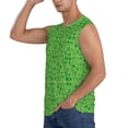 thumbnail image 3 of Pofeuu St Patrick's Day Print Men's Muscle T-Shirt, Sleeveless, Muscle Tank, Classic Muscle Tee Top For Men Casual Sleeveless Muscle T-Shirt Trendy Clothes-3X-Large, 3 of 7
