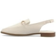 thumbnail image 3 of Journee Womens Lainey Sling Back Square Toe Flats, 3 of 9