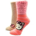 thumbnail image 6 of Hello Kitty Women's Lounge Socks with Grippers, 2-Pack, Size 4-10, 6 of 7