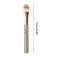 thumbnail image 2 of Unique Bargains 1 Pc Durable Tongue-shaped Foundation Brush Light Coffee Color Nylon Hair Aluminum Tube Plastic Handle, 2 of 5