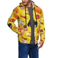 thumbnail image 3 of Zip Up Hoodies for Men - Potato vegetable Long Sleeve Comfrt Men'S Fashion Hoodies & Sweatshirts, Jackets for Men Hoodies Pullover Clothing Clothes with Pouch, 3 of 5