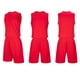thumbnail image 1 of Conjuntos de camisetas sin mangas de cuello redondo para niños, conjunto de traje de fútbol de color sólido para juegos deportivos universitarios, partidos de rendimiento, uniformes de entrenamiento y, 1 of 5